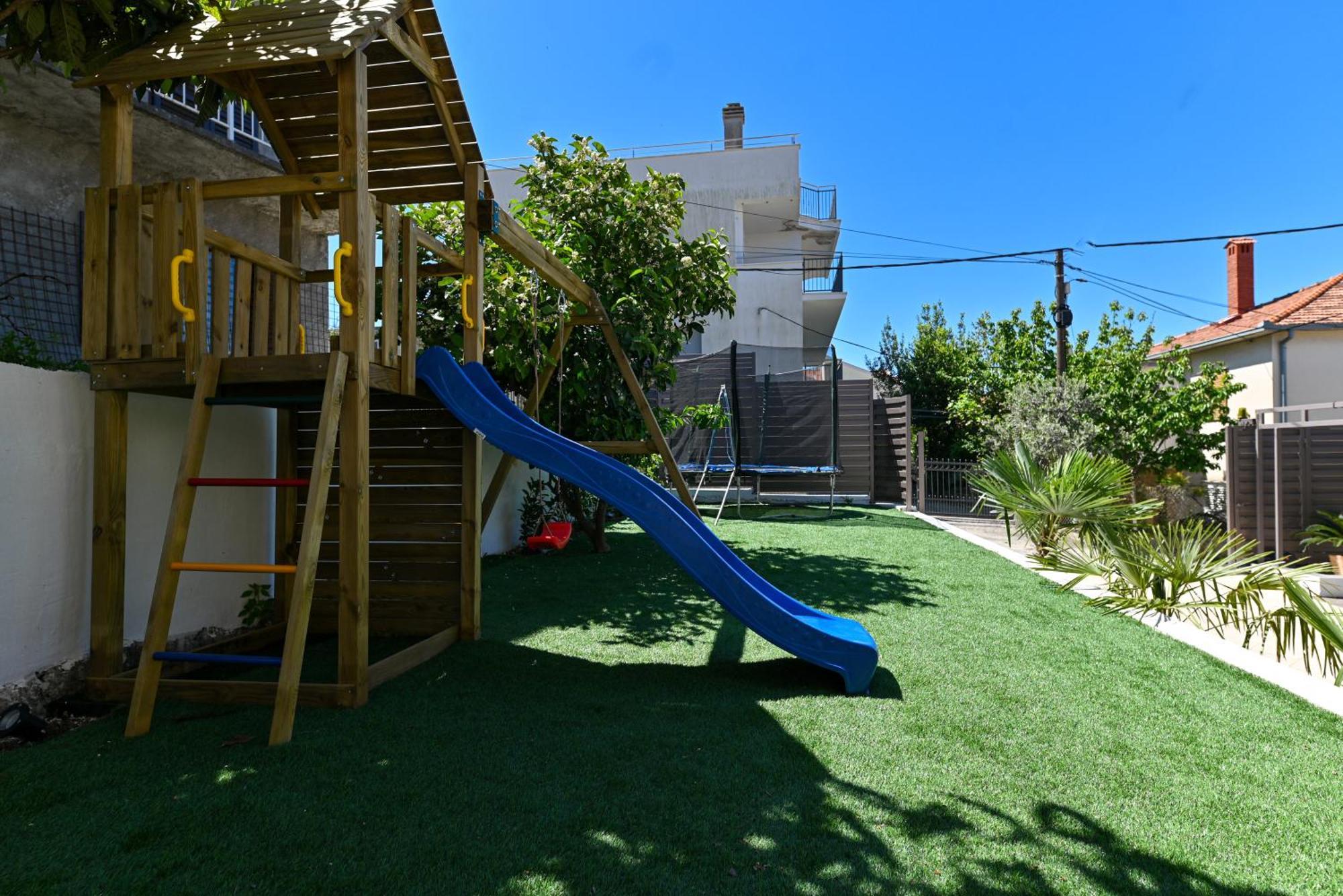 Villa Costa Blu With Pool By The Sea Trogir Exterior photo